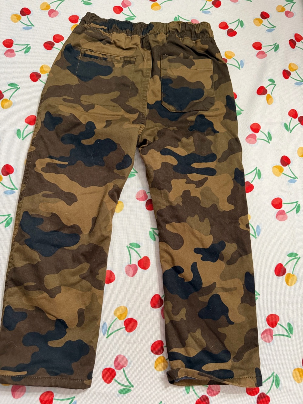 Cat & Jack Boys' Camouflage Pants - Brown & Olive